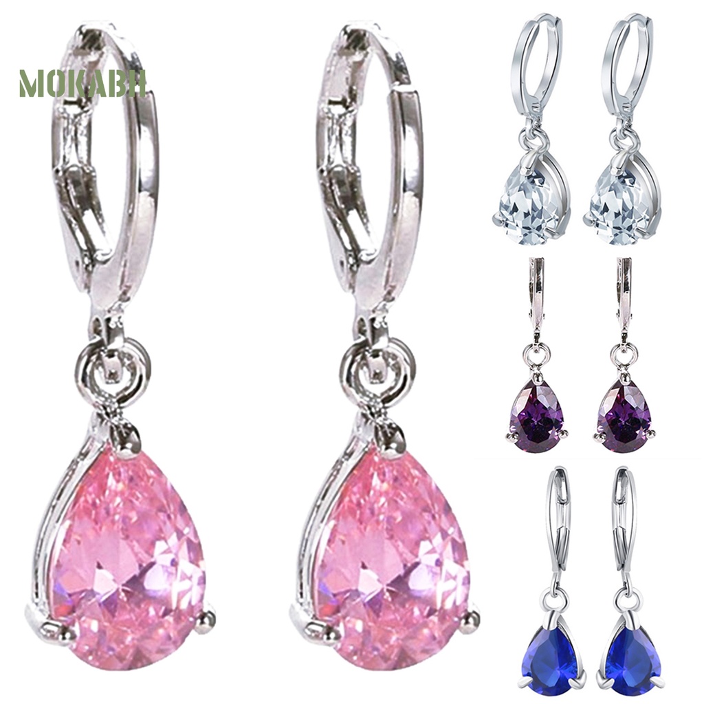 Bông Tai Hình Giọt Nước Thân Thiện Với Da Thanh Lịch