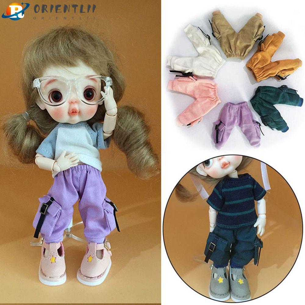 Quần Dài Có Túi Thời Trang Cho Búp Bê 1 / 12 bjd ob11 obitsu11