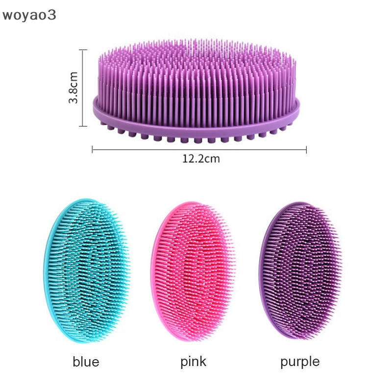 Bàn Chải Silicone Mềm Tẩy Tế Bào Chết Khi Tắm woyao3
