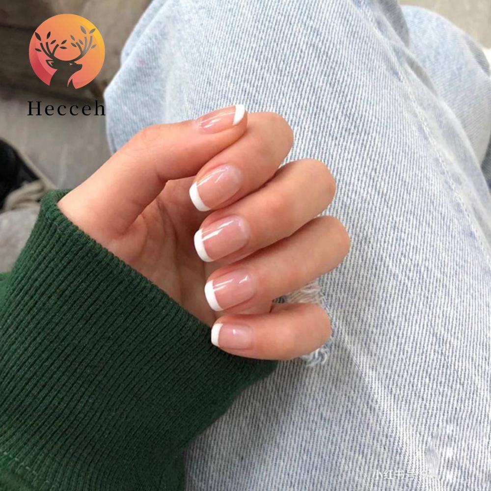 Hộp 24 Móng Tay Giả Ngắn Thời Trang