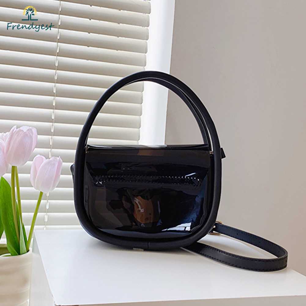 Túi Đeo Vai Bằng PVC Trong Suốt Thoáng Khí Thời Trang Cho Nữ