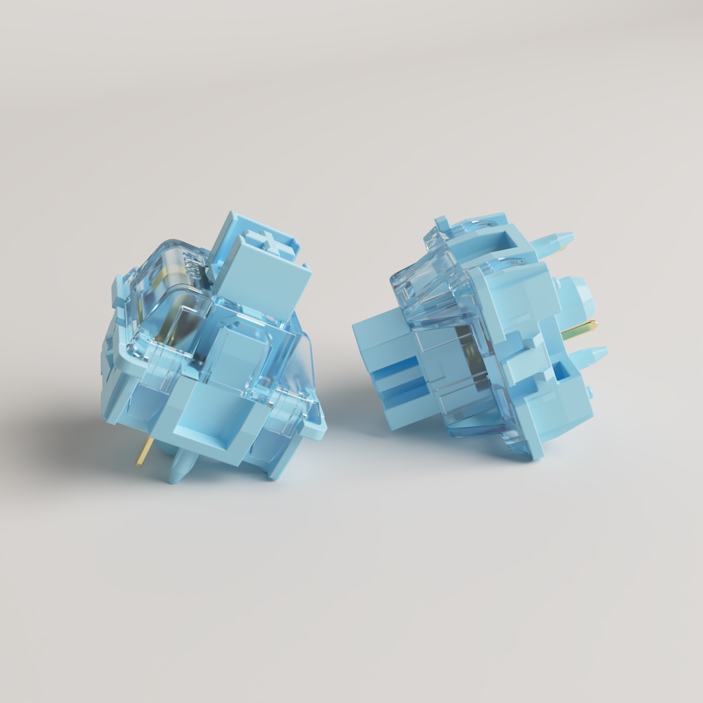 Set 45 Công Tắc AKKO V3 / V3 Pro Màu Xanh Kem Chuyên Dụng AKKO Switch5 Pin 45gf