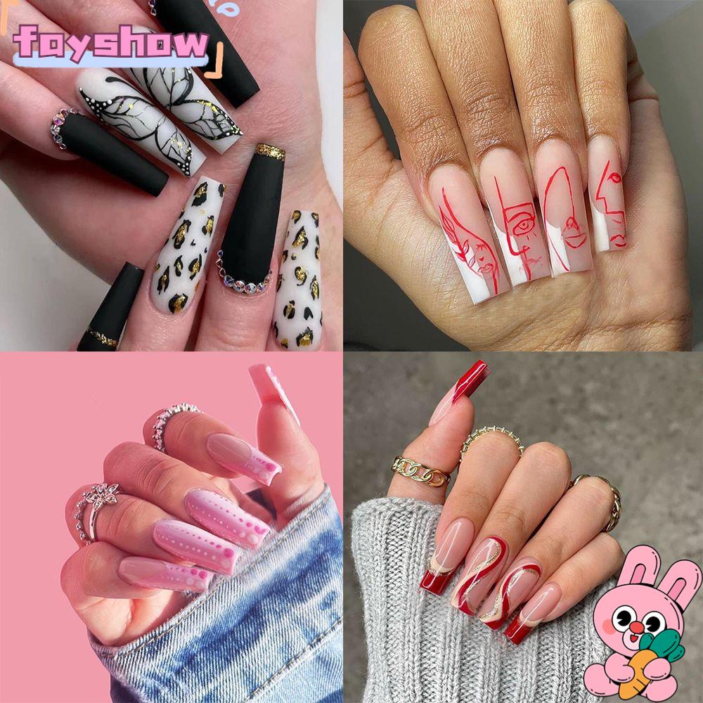 Hộp 24 Móng Tay Giả Múa Ba Lê Chất Lượng Cao