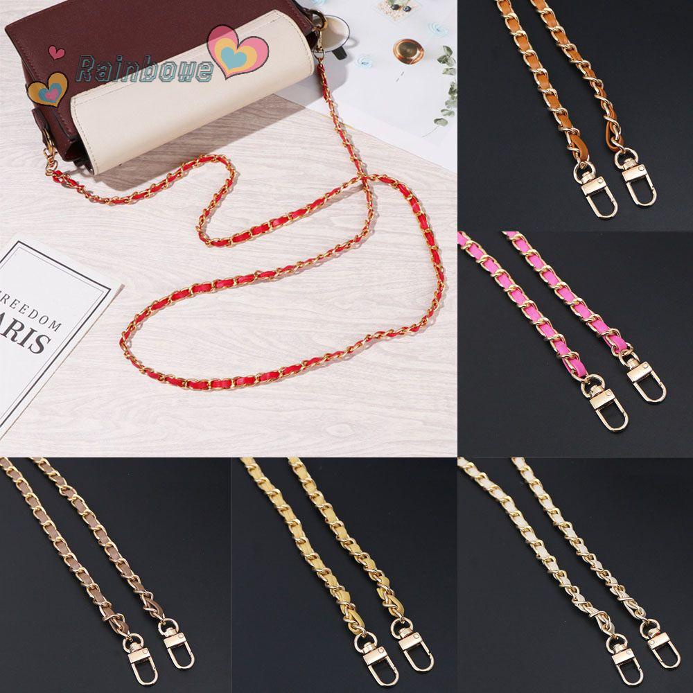 Dây Đeo Túi Xách Da PU Màu Cầu Vồng