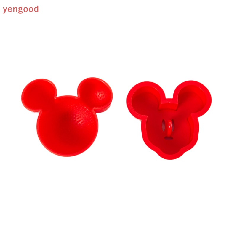 DISNEY Khuôn Làm Cơm Nắm / Bánh Quy Hình Chuột Mickey Dễ Thương Tiện Dụng Diy