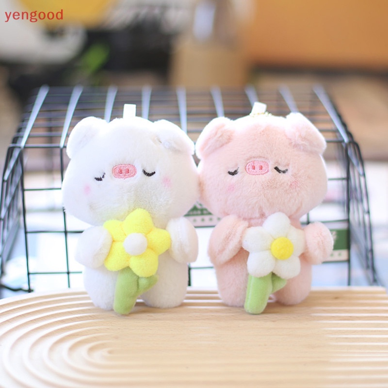 1 Móc Khóa Heo Nhồi Bông Đáng Yêu 12cm