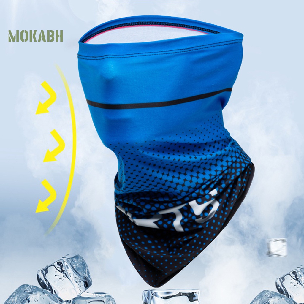 1 Bộ Găng Tay Chống Nắng Bằng Lụa Lạnh Siêu Mềm Kèm Vỏ Bọc Mặt Dành Cho Nam Nữ