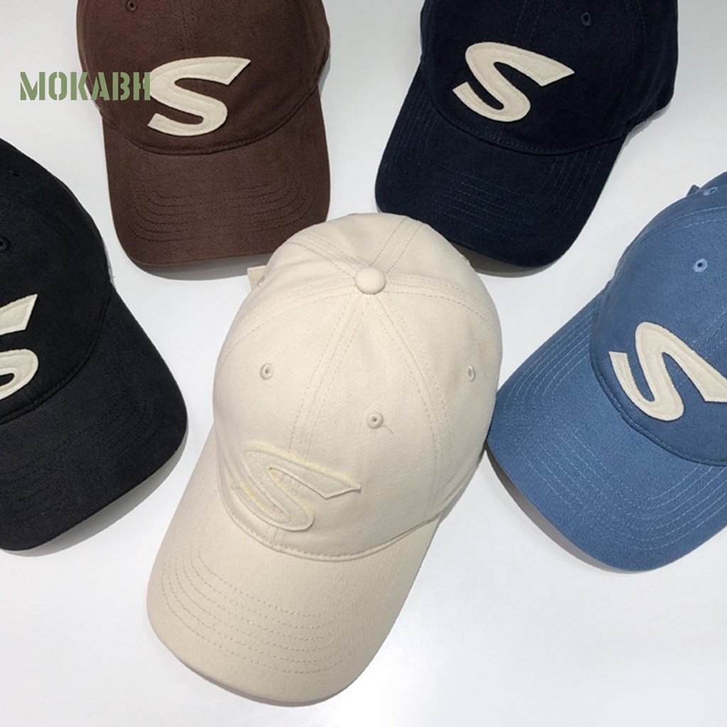 Mũ Lưỡi Trai Thêu Chữ Màu Sắc Thoáng Khí Chống Tia UV Phong Cách Hip Hop Thời Trang Cho Nam Và Nữ