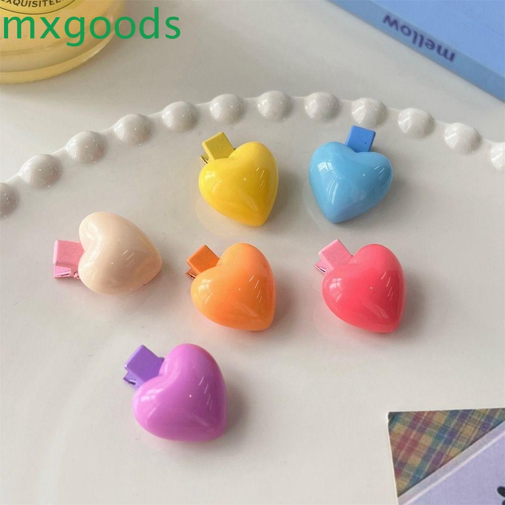 Kẹp Tóc Hình Trái Tim Màu Sắc Ngọt Ngào Cho Bé Gái