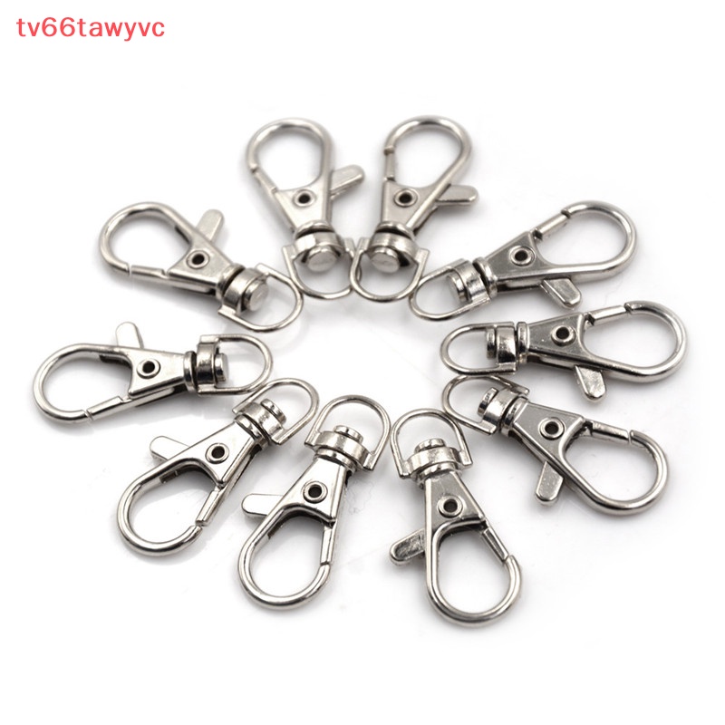 Móc khóa 10 cái/bộ kẹp khóa xoay kẹp khóa móc túi móc chìa khóa xe hơi móc khóa mới