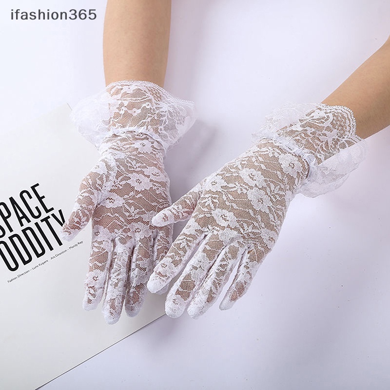 Găng Tay Ren Siêu Mỏng Thoáng Khí Cho Cô Dâu Ngày Cưới ifashion365