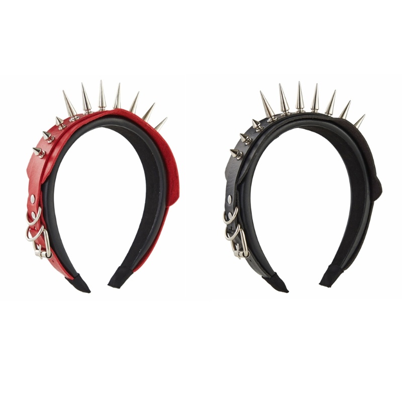 Băng Đô Cài Tóc Đính Đinh Tán Phong Cách Gothic Punk Cho Nam