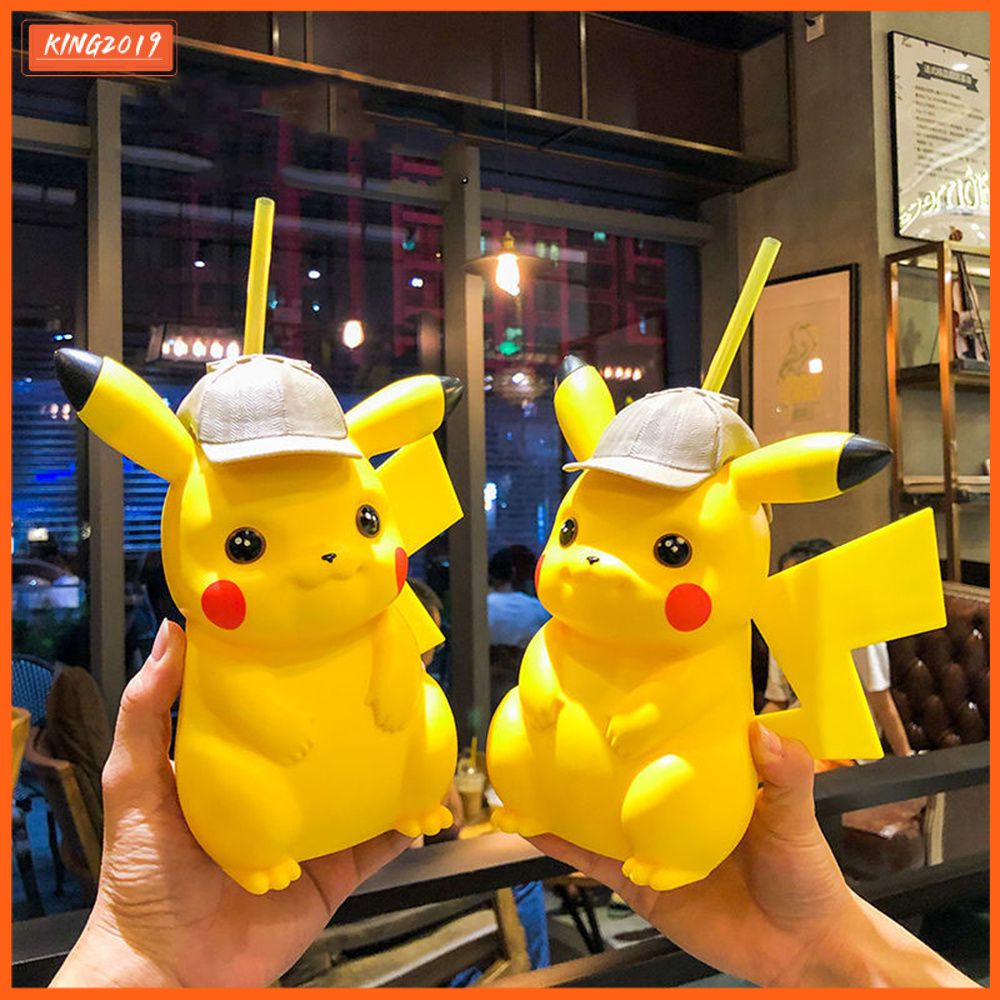 Cốc Uống Nước 650ml Hình Pikachu Đáng Yêu