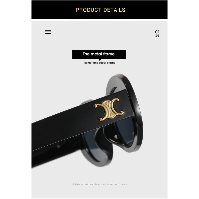 KíNh MáT HìNh Oval Phong CáCh Retro Cho Nữ