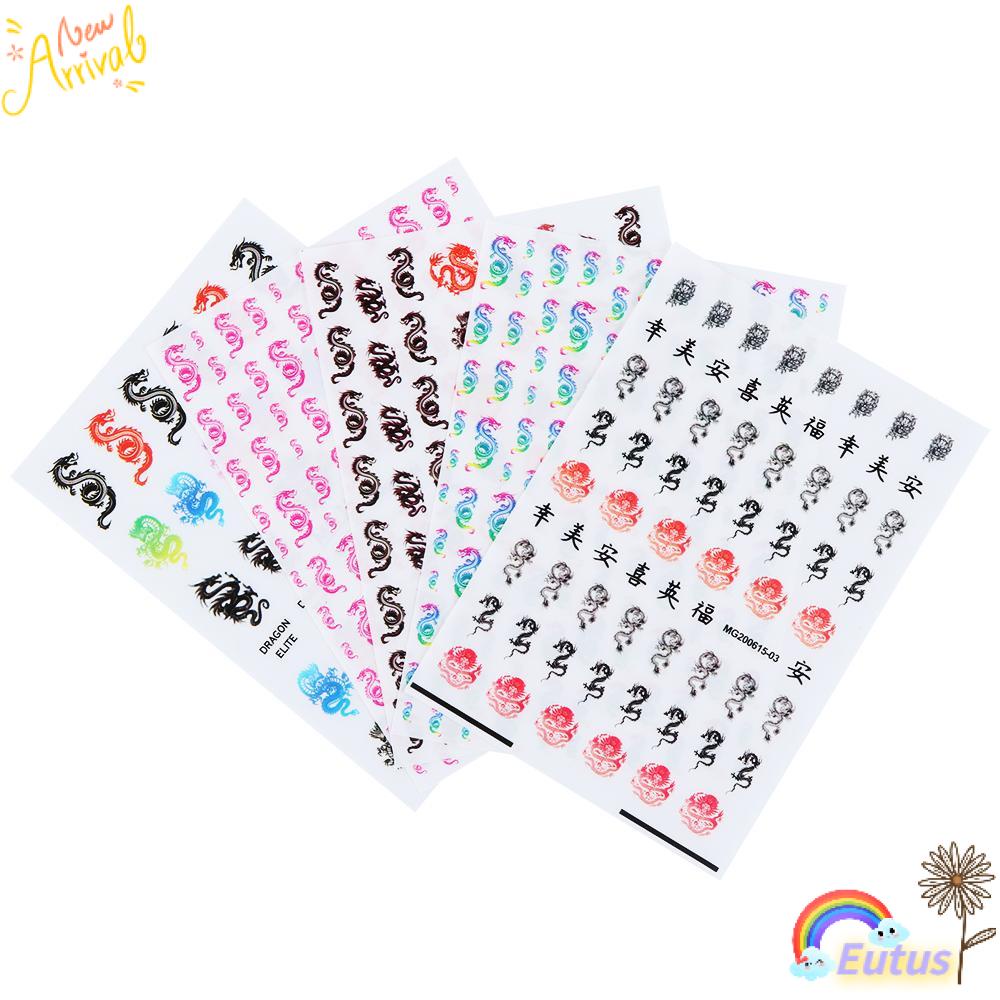 Miếng Dán Trang Trí Móng Tay 3D DIY Hình Hoa Bướm Thời Trang