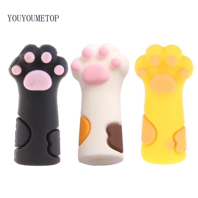 Nhíp Silicone Hình Dấu Chân Mèo Bảo Vệ Móng Tay