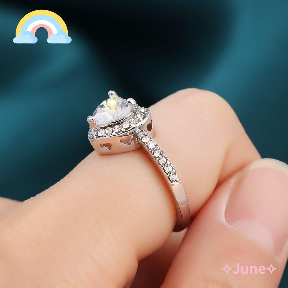 Nhẫn Cưới Bằng Hợp Kim Phong Cách Cổ Điển Kích Thước 5-10