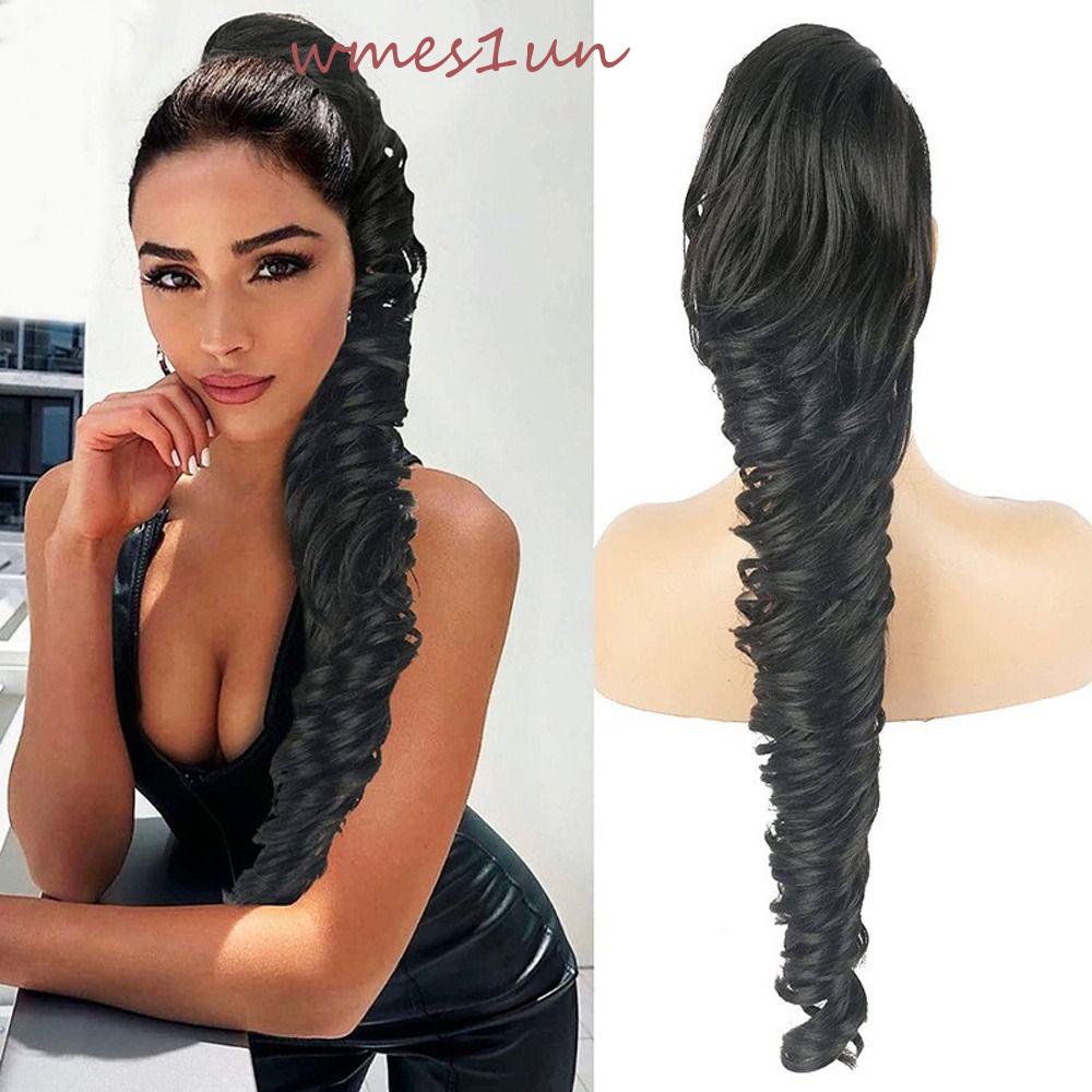 Tóc Giả Đuôi Ngựa Bằng Sợi Tổng Hợp Chịu Nhiệt Tự Nhiên 15H