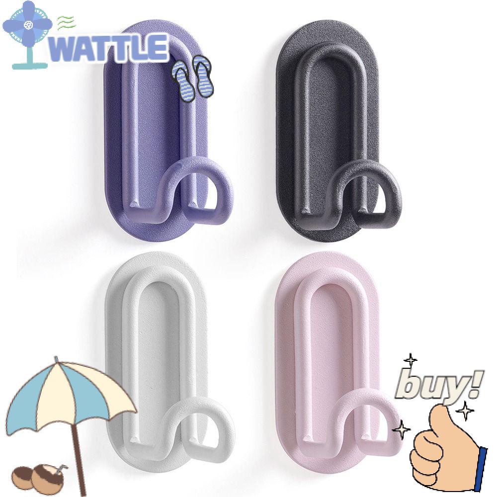 Set 4 Móc Treo Đồ Dán Tường Nhà Tắm Hình Cà Vạt Dễ Thương