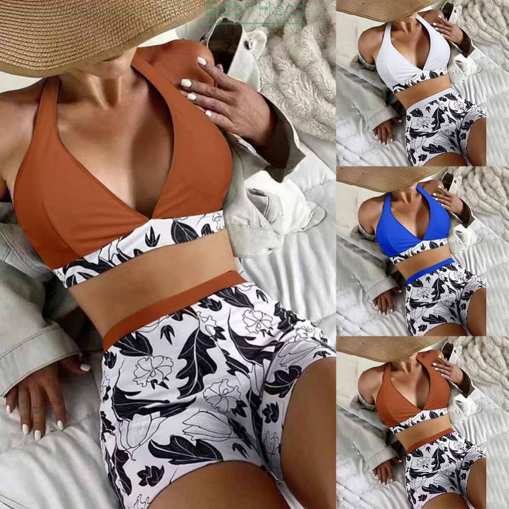 Womens Swimsuit Bathing Suit Beach Bikini Set Bra Shorts Breathable Female#BBHOOD