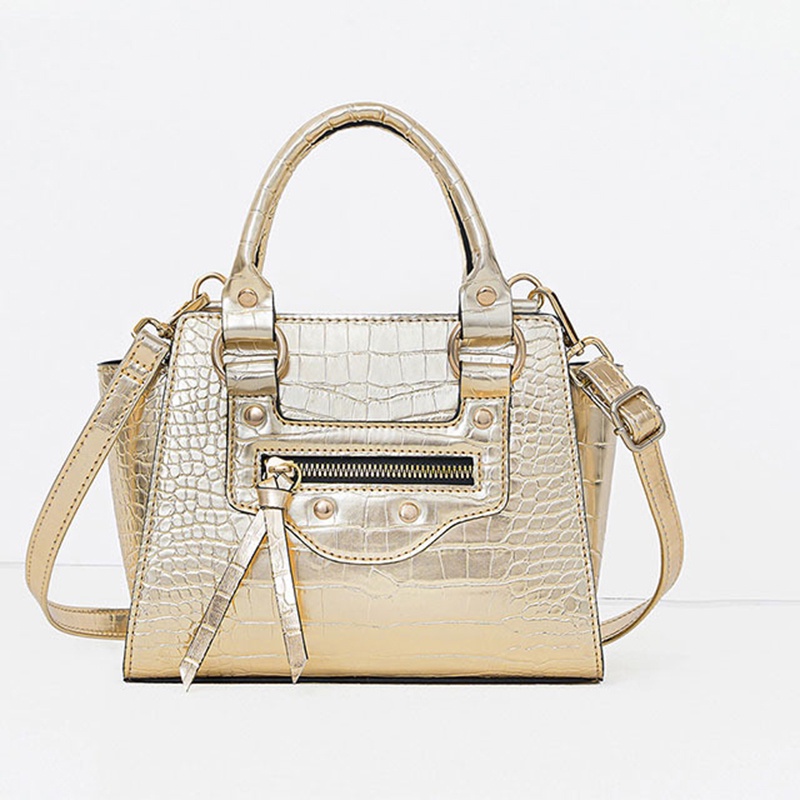IELGY Túi Đeo Vai Vân Da Cá Sấu Chất Lượng Cao Phong Cách Âu Mỹ Thời Trang Cho Nữ