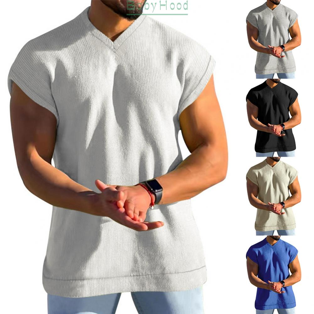 Gentlemen Male Mens Tops Gym Muscle Polyester Regular Shirt Sleeveless#BBHOOD