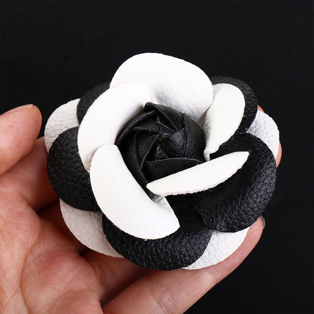 Trâm Cài Áo Hình Hoa Trà Handmade Thời Trang Hàn Quốc
