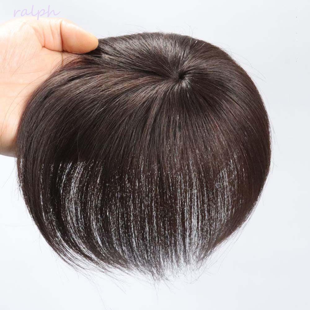 Bộ Tóc Giả Bằng Sợi Tổng Hợp Dày Dặn Màu Trắng Thời Trang Dành Cho Nữ