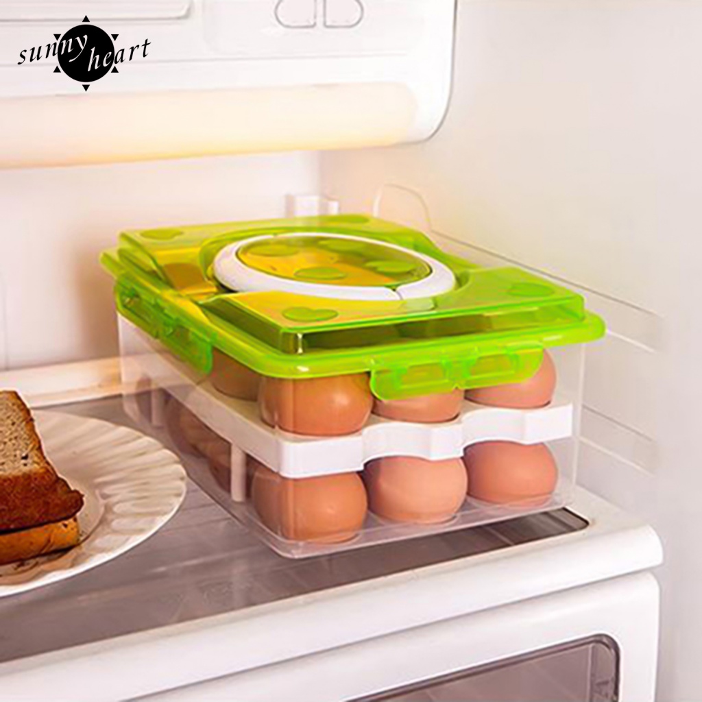 Hộp Đựng Trứng 24 Ngăn Bằng Nhựa Tiện Dụng