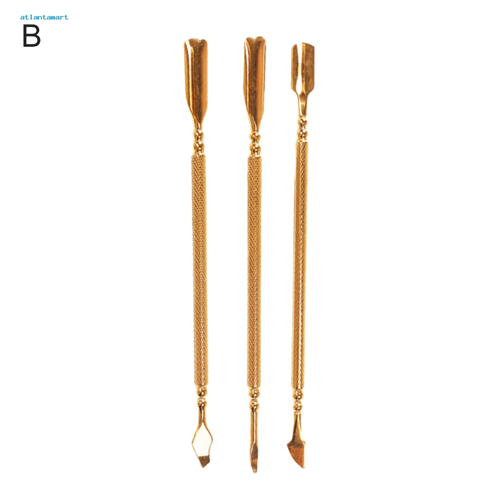 Túi Đựng Đồ Dùng Cao Cấp Tiện Dụng| Set 3 Dụng Cụ Làm Móng Bằng Thép Không Gỉ Tiện Dụng