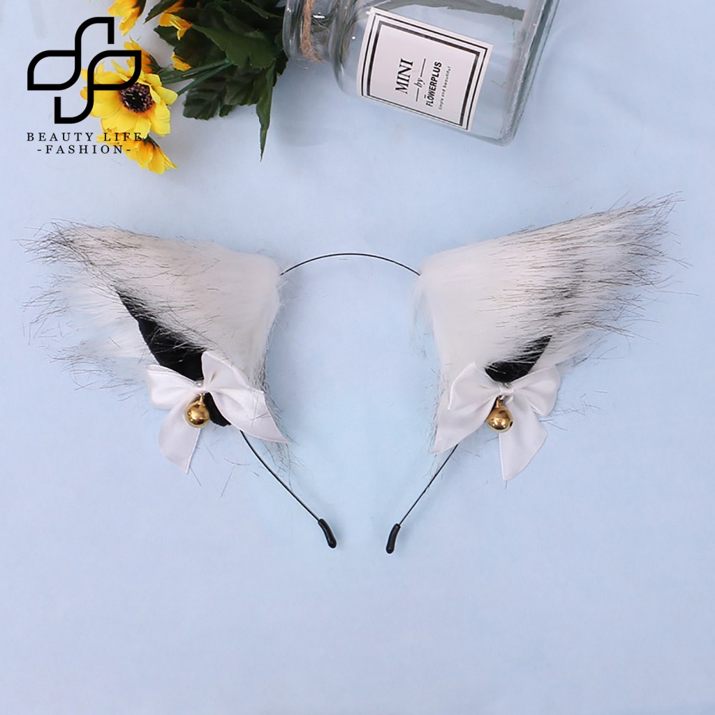 Băng Đô Cài Tóc Tai Thỏ Giả Lông Thú Thời Trang Dự Tiệc Hóa Trang