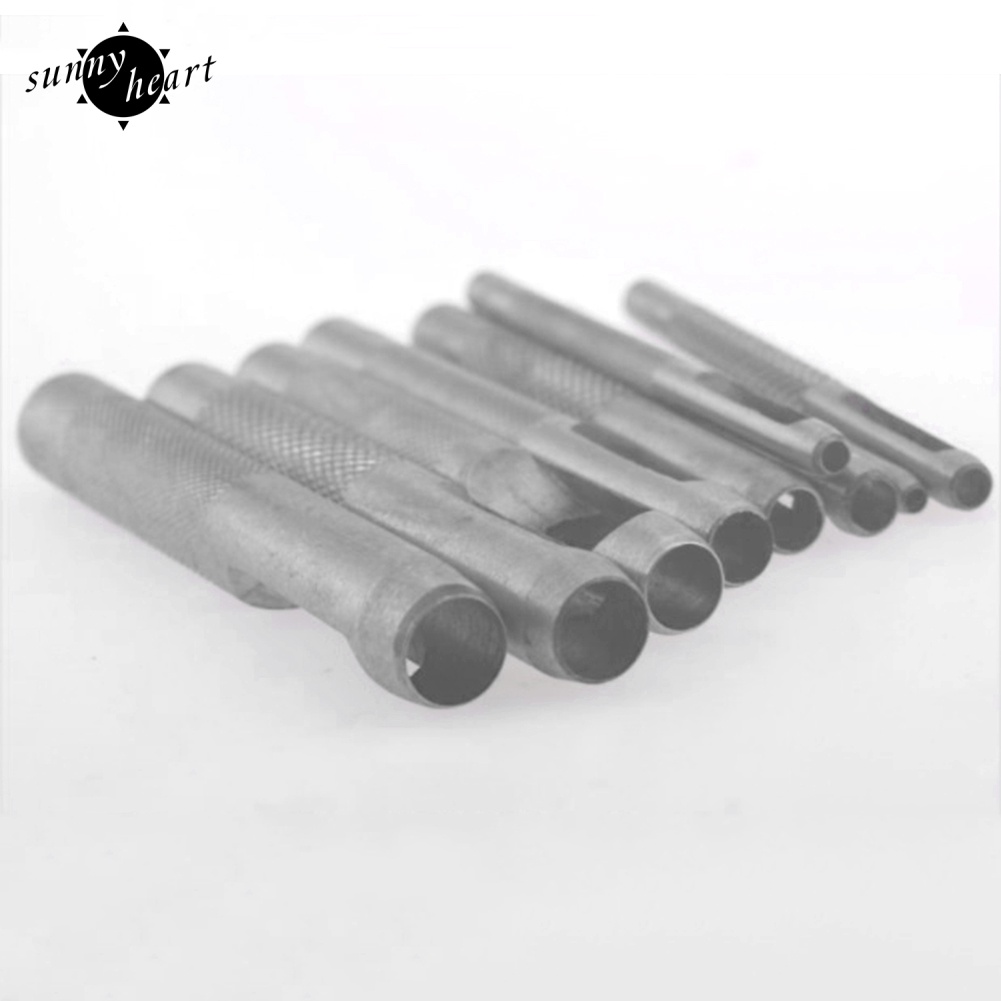 Set 9 Dụng Cụ Đục Lỗ 2.5-10mm Bằng Nhựa Và Da Tiện Dụng