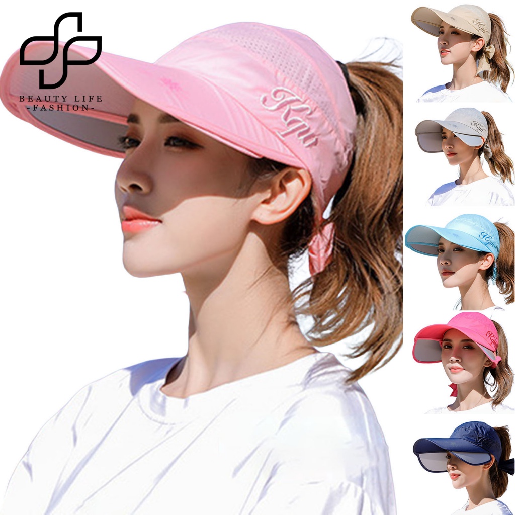 Mũ Rộng Vành Chống Nắng / Tia UV / Chống Trượt Có Thể Điều Chỉnh Vành Dài Thời Trang Mùa Hè Cho Nữ