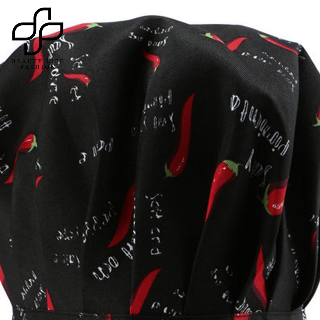 Mũ Đầu Bếp Màu Trơn Đơn Giản Tái Sử Dụng Được Cho Nam Và Nữ