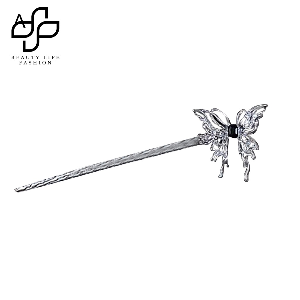 Trâm Cài Tóc Hình Bướm Đính Đá Phong Cách Cổ Điển Cho Nữ