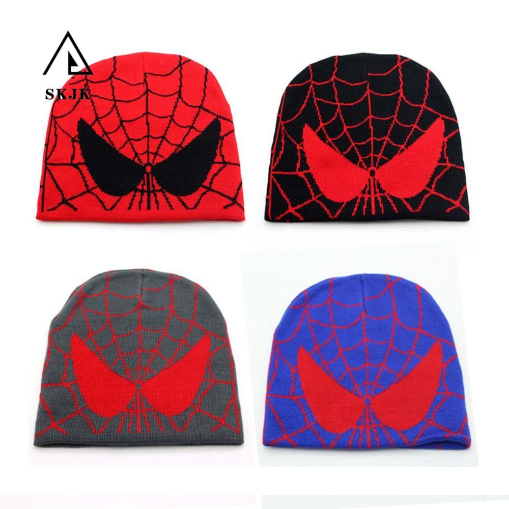 Needway Mũ Beanie Dệt Kim Thêu Hình Nhện Giữ Ấm Mùa Đông Thông Dụng Làm Quà Sinh Nhật Đầu Lâu