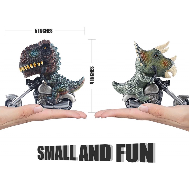 Mô hình khủng long kiểu xe moto thú vị cho trẻ em