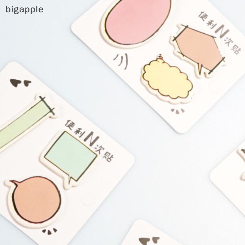 Bigapple Nhãn Dán Ghi Chú Dia Đơn Giản Tươi Tắn Sáng Tạo RDG