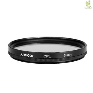 Andoer 55mm UV+CPL+Close-Up+4 +Star 8-Point Filter Circular Filter Kit Circular Polarizer Filter Macro Close-Up Star 8-P   Came-6.5
