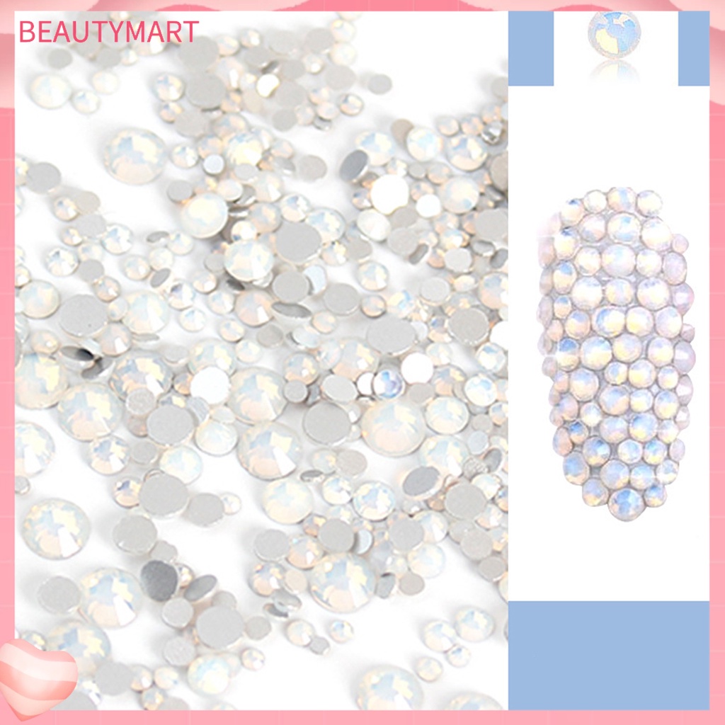 Đá Pha Lê Trong Suốt Lấp Lánh Trang Trí Móng Tay Nghệ Thuật DIY