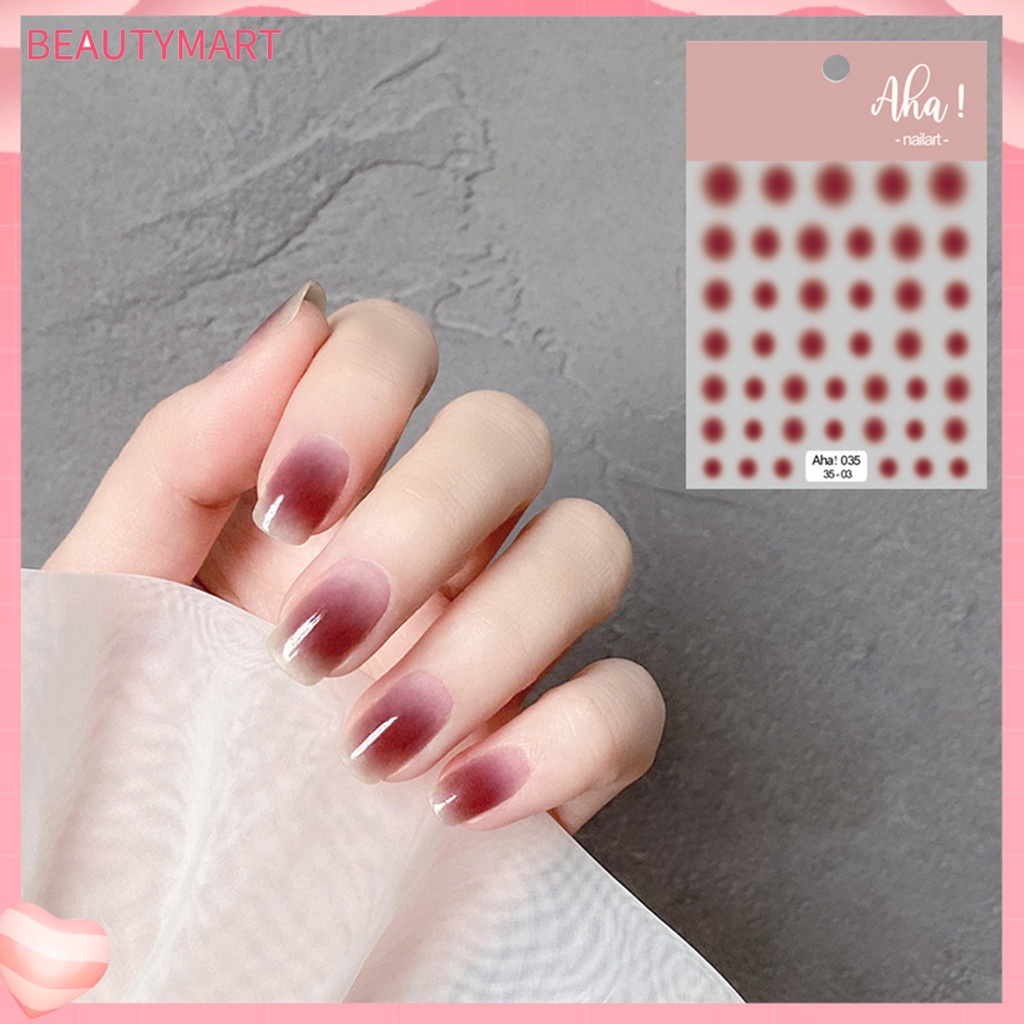 Miếng Dán Móng Tay Tự Dính Không Phai Màu Sắc Sống Động Dễ Sử Dụng