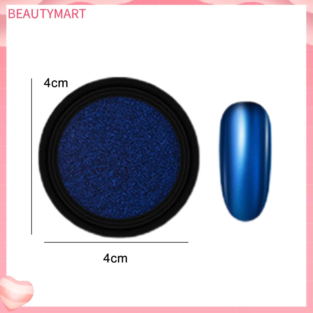 Bột Nhũ Ánh Kim Màu Sắc Lâu Trôi Dùng Trang Trí Móng Nghệ Thuật