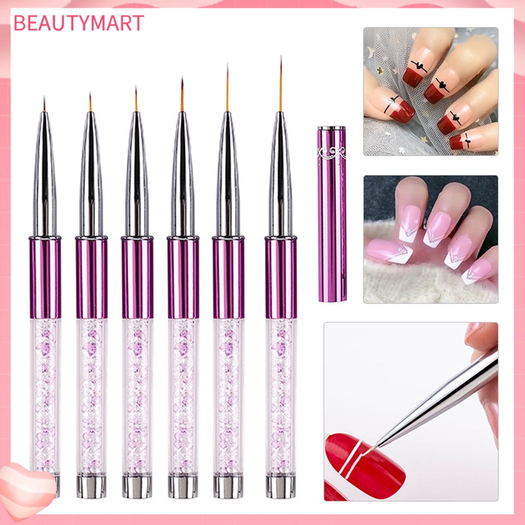 Cọ Vẽ Trang Trí Móng Tay Với Vỏ Đựng Thiết Kế Tiện Dụng