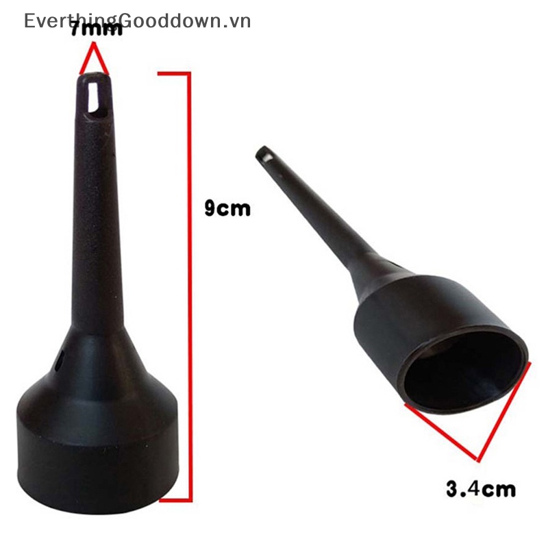 Đầu Vòi Bơm Hơi 3 Kích Cỡ Màu Đen Thay Thế Tiện Dụng