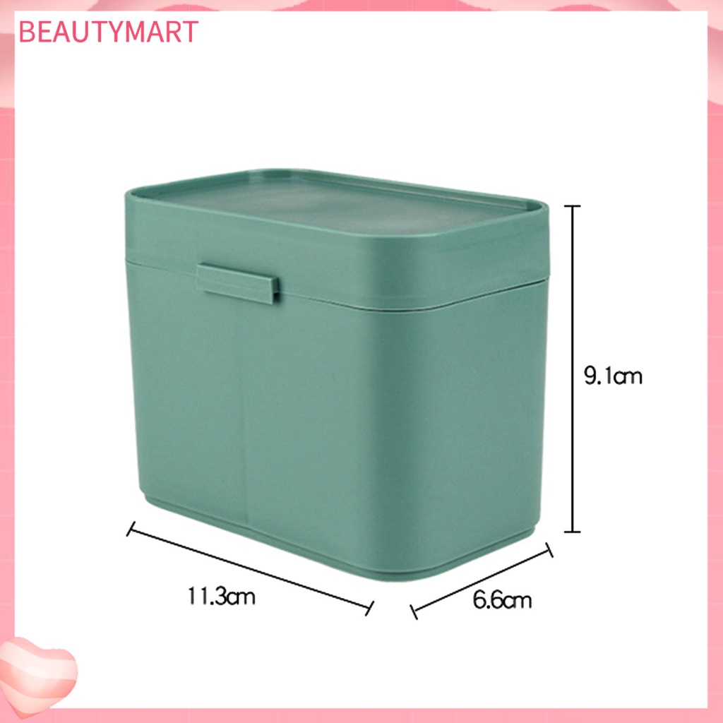 Hộp Đựng Mỹ Phẩm Làm Móng 2 Ngăn Chống Nước Chống Trầy Tiện Dụng