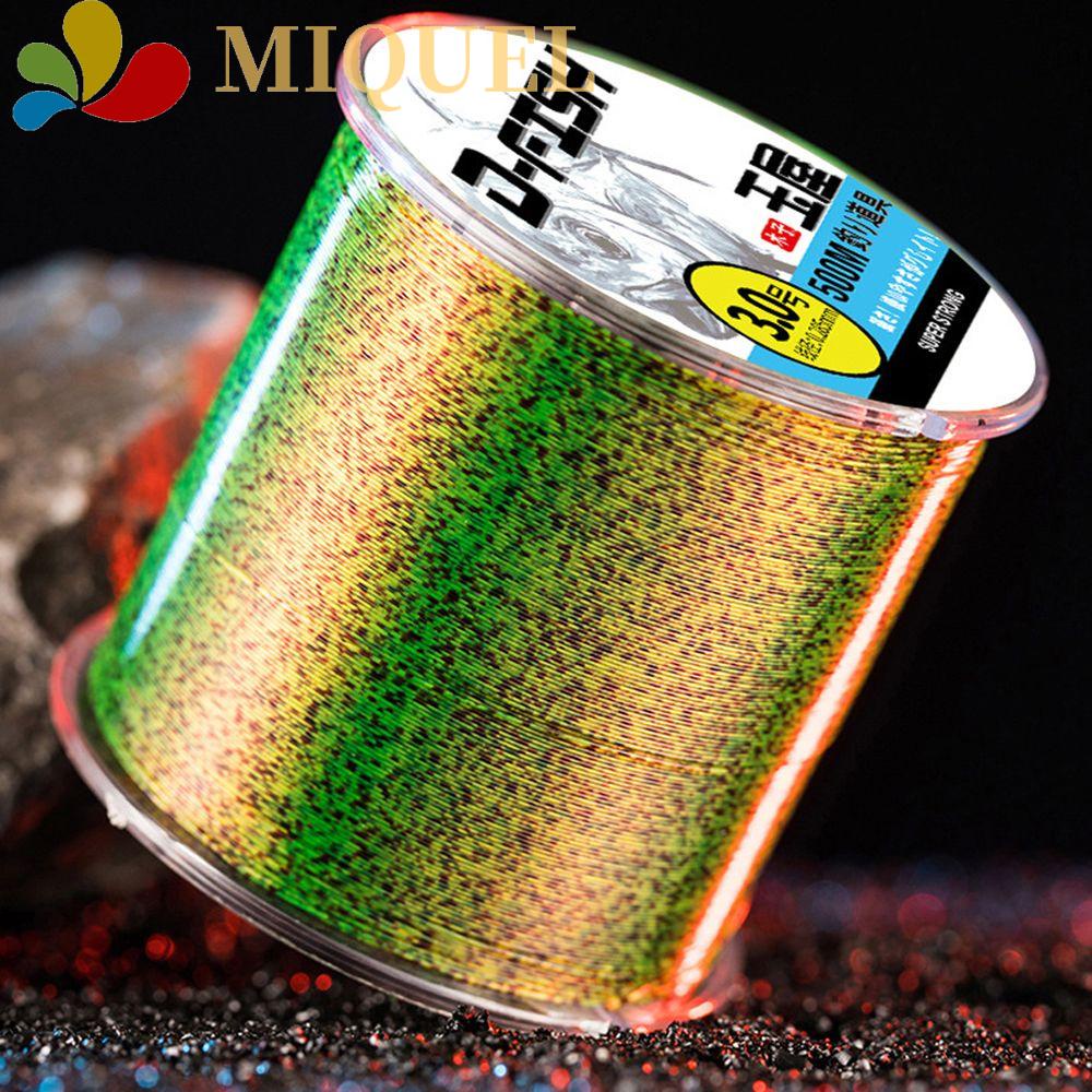 Cuộn Dây Câu Cá Bằng Cao Su Phủ Fluorocarbon 3D Vô Hình Chống Mài Mòn Thay Đổi Màu Sắc Chất Lượng Cao