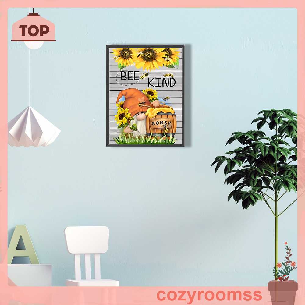 Tranh Đính Đá Kim Cương Toàn Bộ 5D DIY Hình Vẽ Hoa Hướng Dương