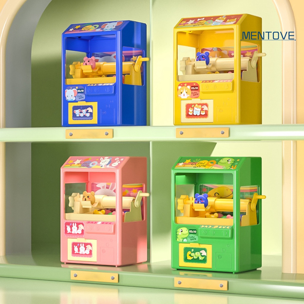 Máy Gắp Kẹo Mini Bằng Nhựa ABS Mềm Trong Suốt Có Nhạc Và Đèn Giải Trí Sáng Tạo Cho Bé Mẫu Giáo