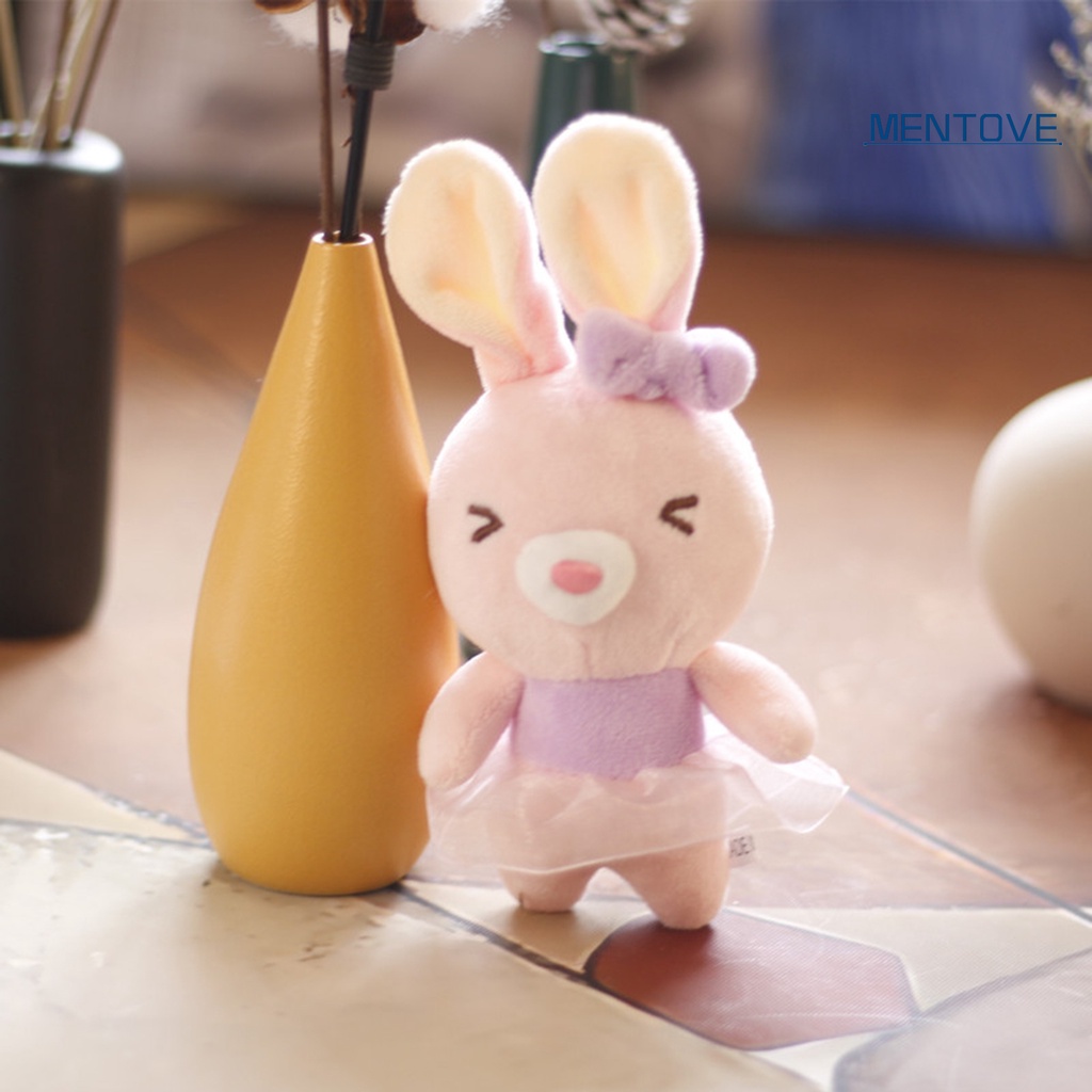 Móc Khóa Hình Thỏ Nhồi Bông Dễ Thương Cho Bé