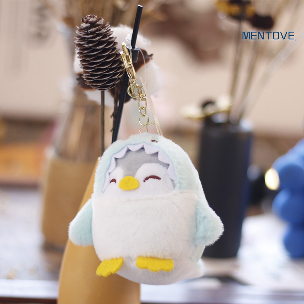 Móc Khóa Hình Cá Mập Nhồi Bông Mềm 10cm Không Phai Màu Dễ Thương Cho Bé